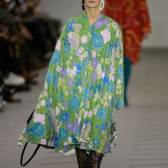balenciaga dress green TAZ FERN GREEN SUEDE – Thierry Rabotin USA main image 0